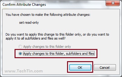 Apply changes to all files and sub-folder